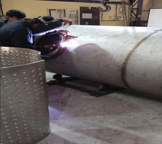 Welding Vessel Shell