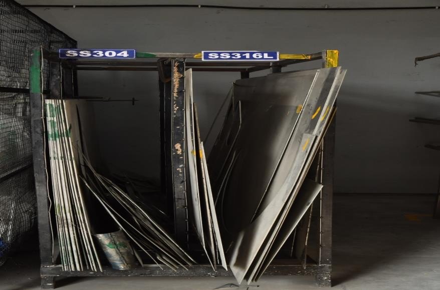 Raw Material Sheet Storage
