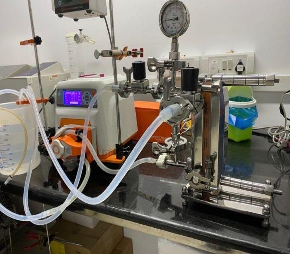 Cross Flow Filtration Pilot Setup
