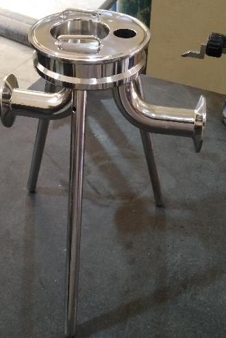 Tripod Base Sanitary Filter Housing